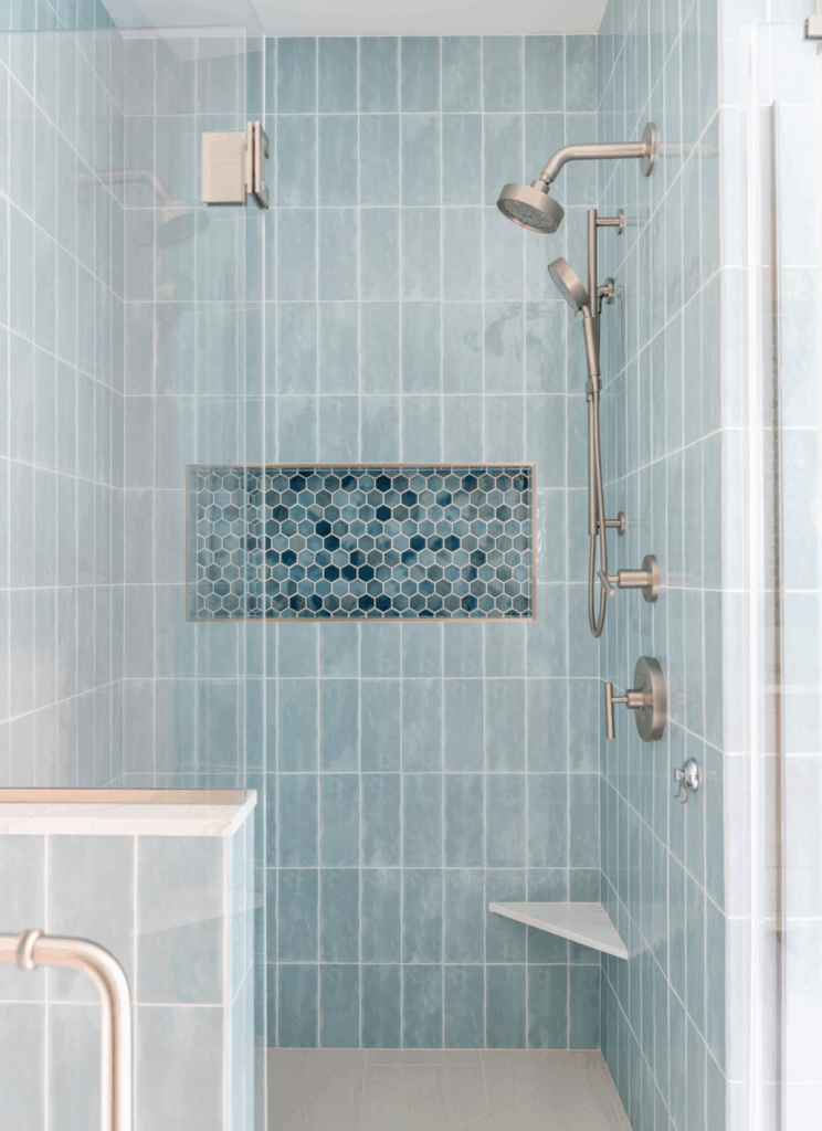 shower tile luxury new hampshire remodel