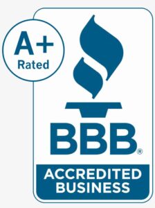 Better Business Bureau A+ rated logo