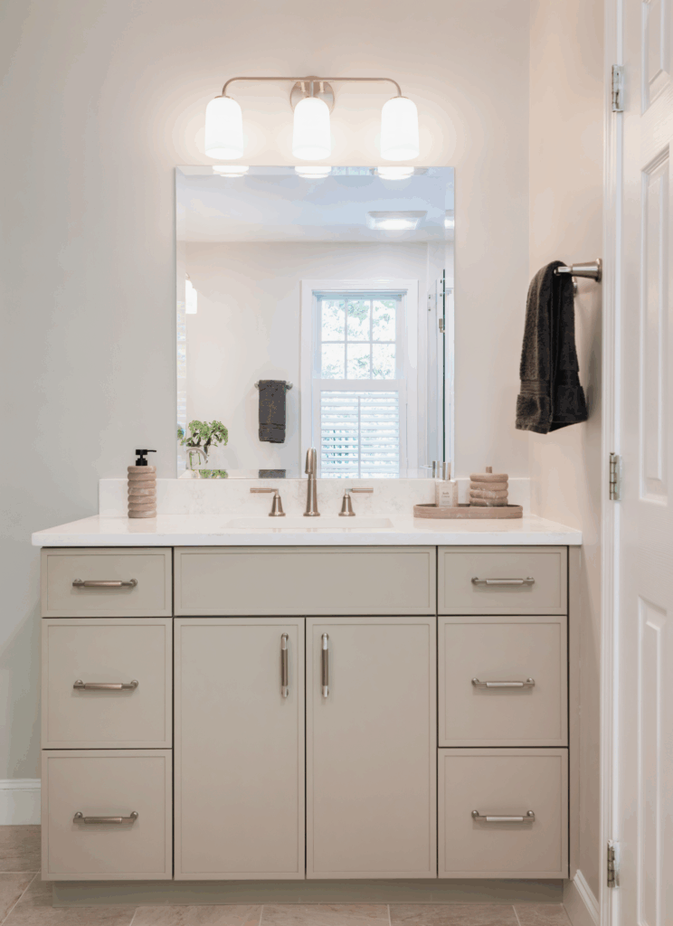 guest bathroom vanity