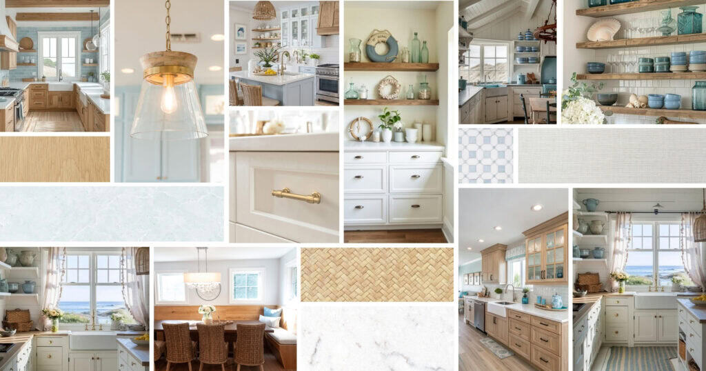 Vacation Home Kitchen for Coastal New England Living