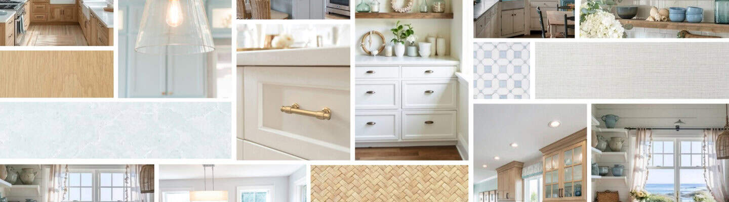 Vacation Home Kitchen for Coastal New England Living