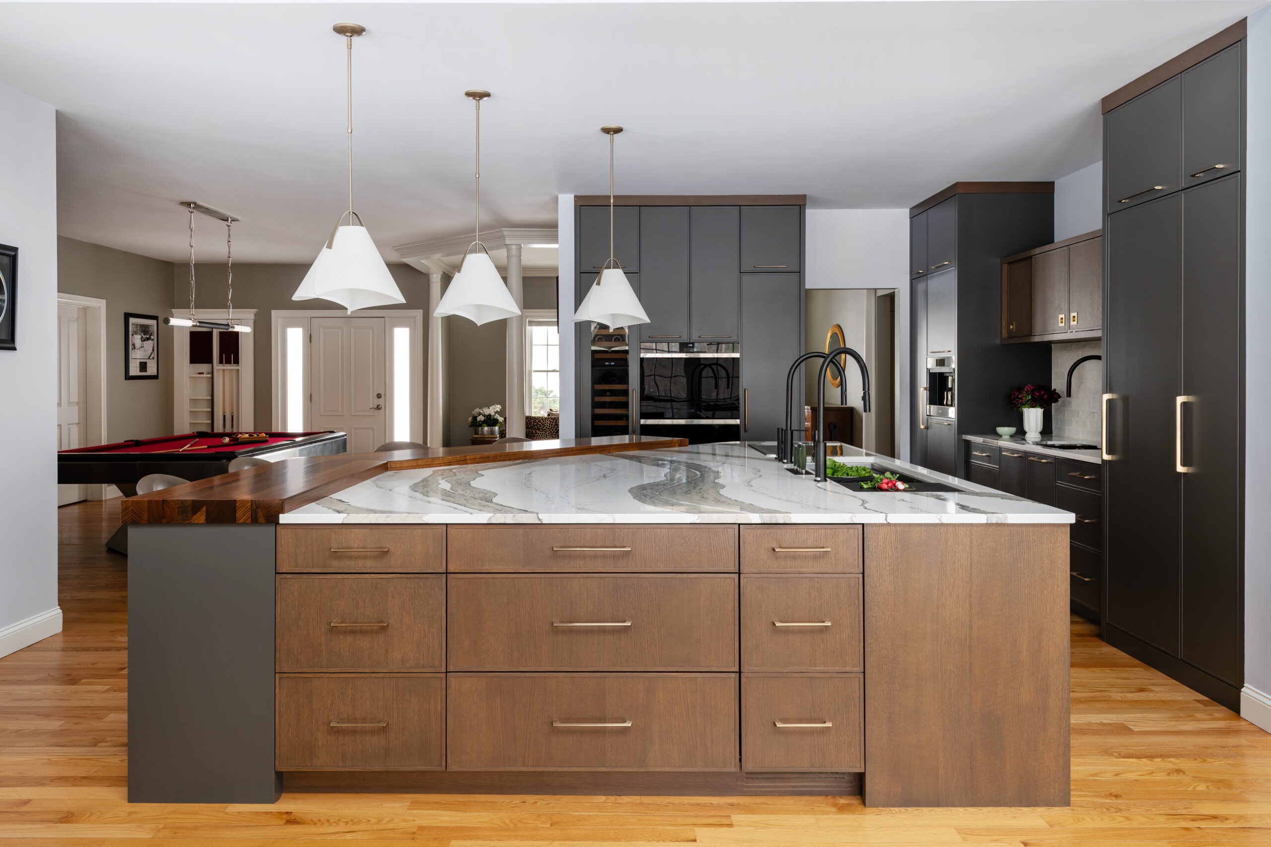Modern kitchen design in New Hampshire