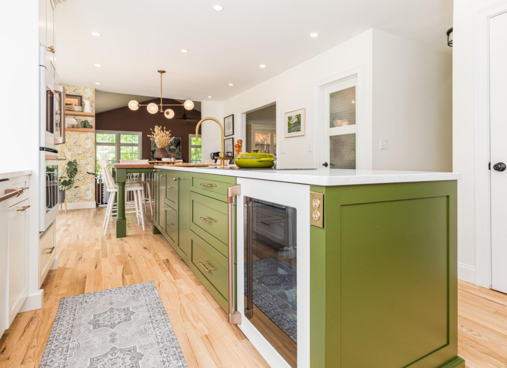 green kitchen island nh