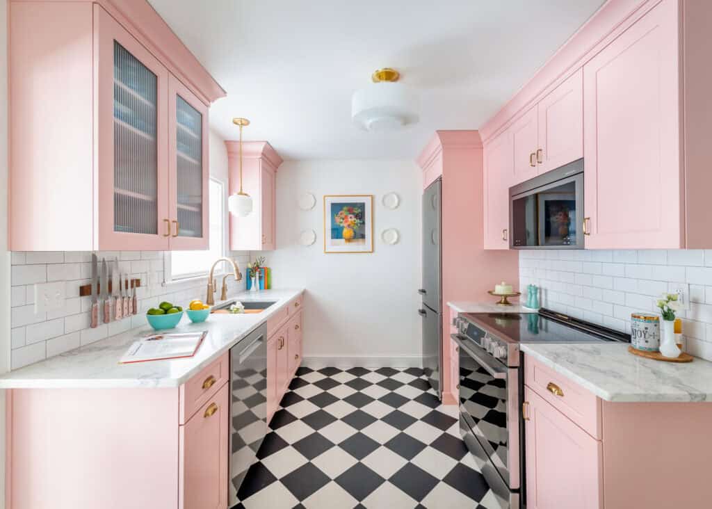 Pretty in Pink Kitchen