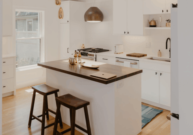 Scandinavian-inspired Portsmouth kitchen renovation